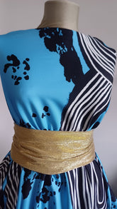 Latina Spandex - Albastru c model Alb/negru STO1241